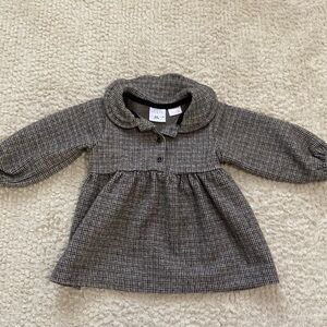 Zara Baby Girl Plaid Dress Size 6-9 months